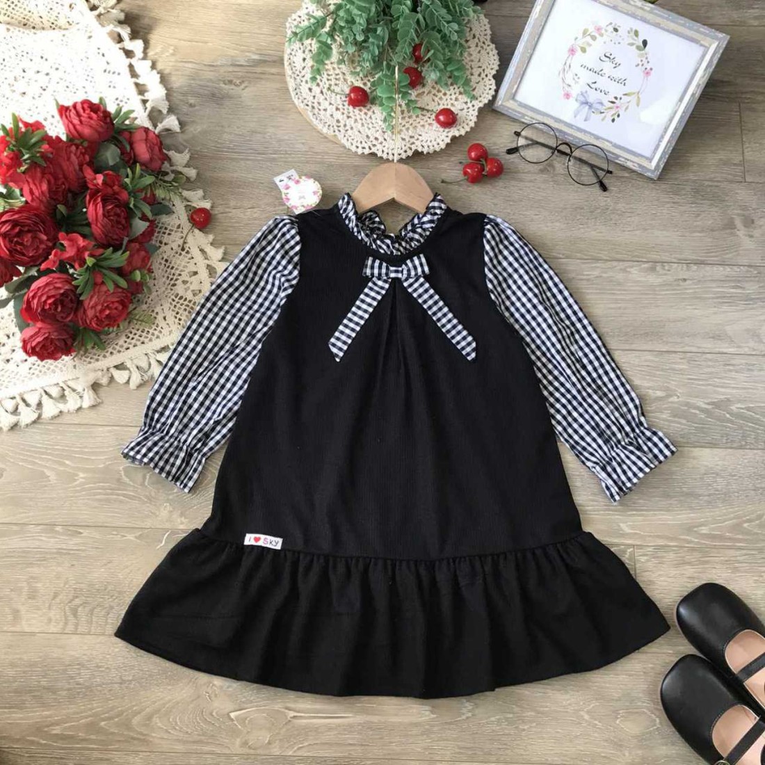 Váy đuôi cá chất len size 4-8-